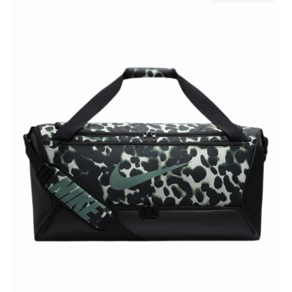 Nike Brasilia Training Duffel Bag Black 3662 Cubic Inches FN1354-010 Spotted NWT